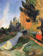 Paul Gauguin The Alysamps Sweden oil painting artist